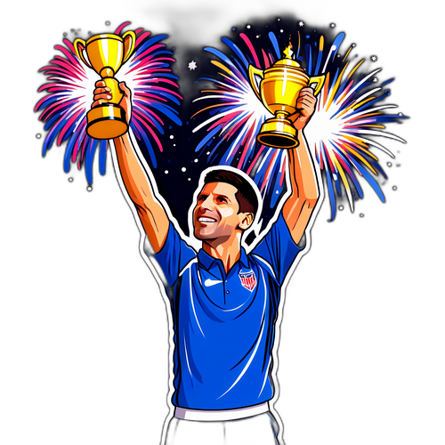 Sticker ng Tagumpay: Novak Djokovic at ang Trophies
