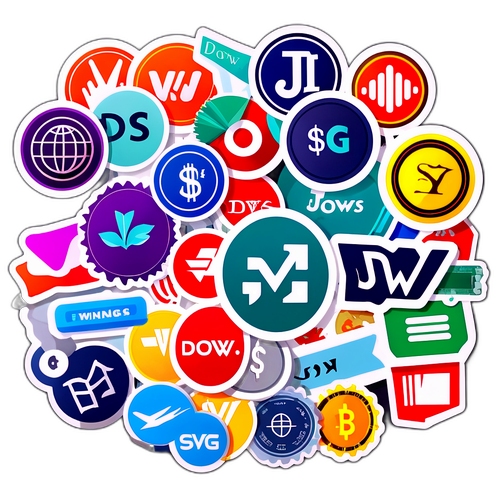 สติกเกอร์ดัชนีดาวโจนส์