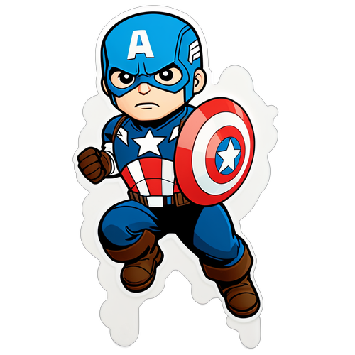 Unleash Your Inner Hero with Captain America: Brave New World - Get Your Exclusive Sticker Now!