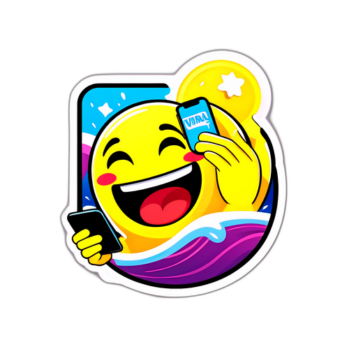 वायरल वीडियो का मजेदार स्टिकर