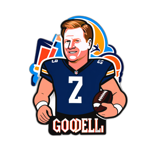 Roger Goodell Cartoon Sticker