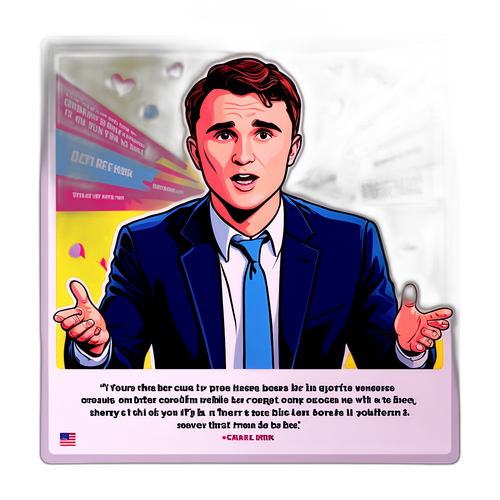 Charlie Kirk nuorille innostavien lainauksien kera