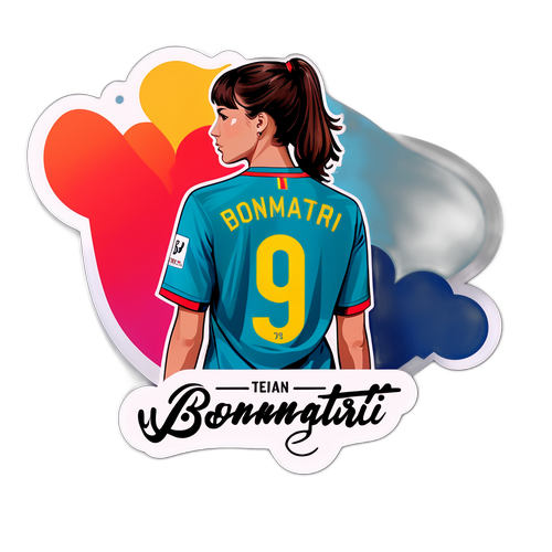 Minimalist design med Aitana Bonmatís draktnummer