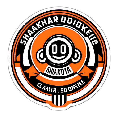 Shakhtar Donetsk Zaferlerini Kutlayan Çıkartma Tasarımı