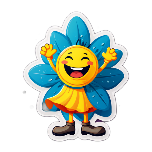 Personaggio Cartonico Solare e Giocoso