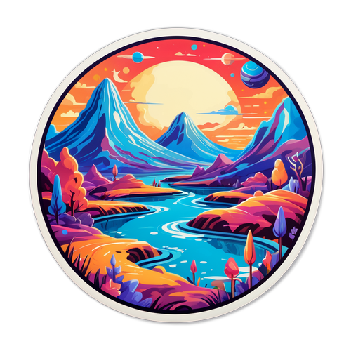 メタプラネットの幻想的な風景