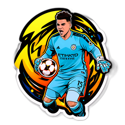Ederson spektakuläre Rettung Aufkleber