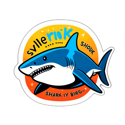 Thiết kế sticker hài hước về Shark Bình