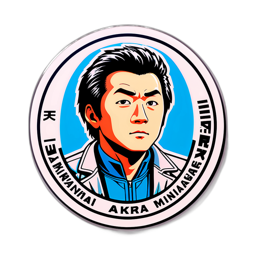 アキラ・ミナガワ風ファンアートスタンプ