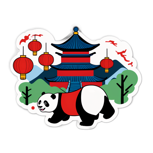 Stiker Minimalis China
