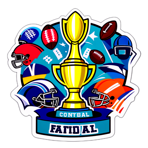 Fantasy Football Victory Celebration Sticker