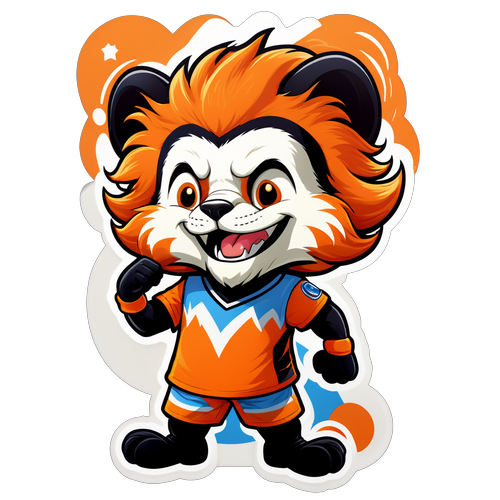 Klistermærke af Montpellier's holdmaskot
