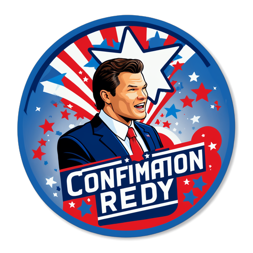 Patriotic Confirmation Ready Sticker