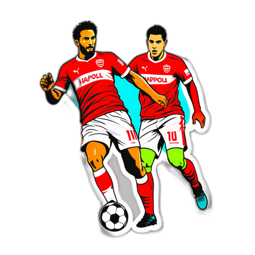 הדבקת פעולה של משחק כדורגל בין הפועל פתח תקווה להפועל עירוני כרמיאל