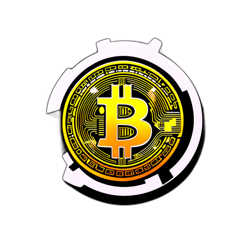 Bitcoin témájú matricák