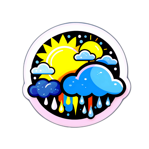 A holnapi időjárás matricája