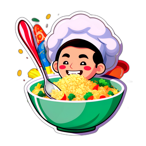 炒飯のイラスト