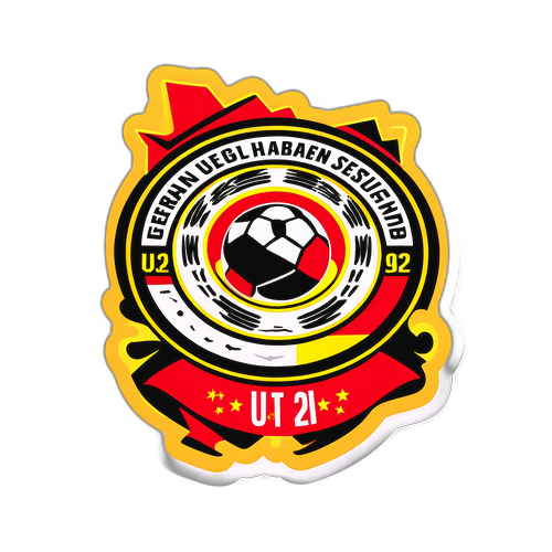 สติ๊กเกอร์สนับสนุนแฟน U21 เยอรมัน