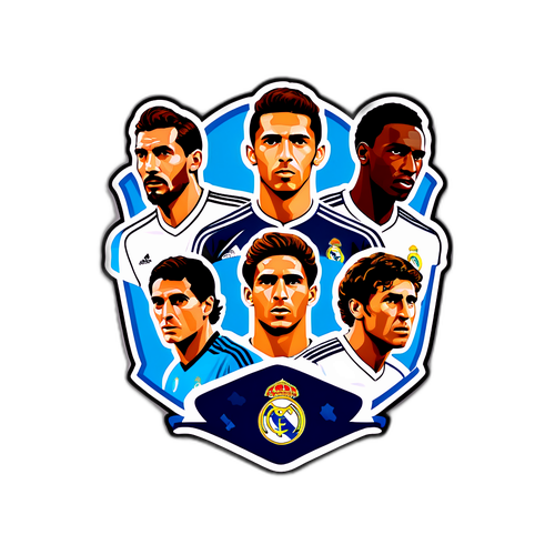 Reka Bentuk Pelekat Unik Menampilkan Sejarah Kekayaan Real Madrid