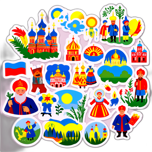 Наклейки з Сивковичем у сценах повсякденного життя в Україні
