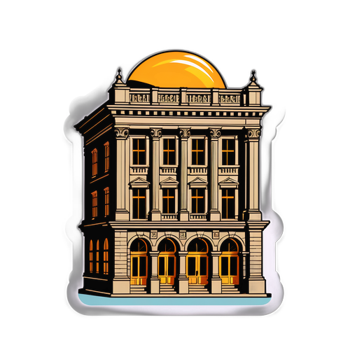 伝統的な雰囲気の82銀行の歴史的建物のデザイン