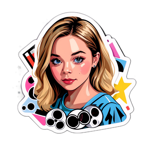 Glamoureuze Sticker van Sydney Sweeney
