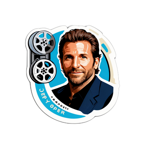 Design artistic al lui Bradley Cooper cu un film și o stea de cinema