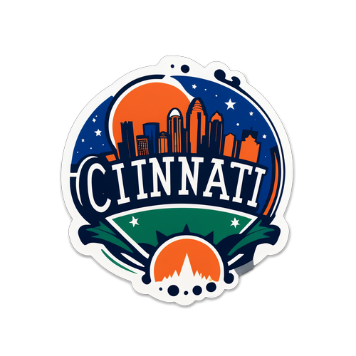 Stiker Rivalitas Cincinnati dan Dallas