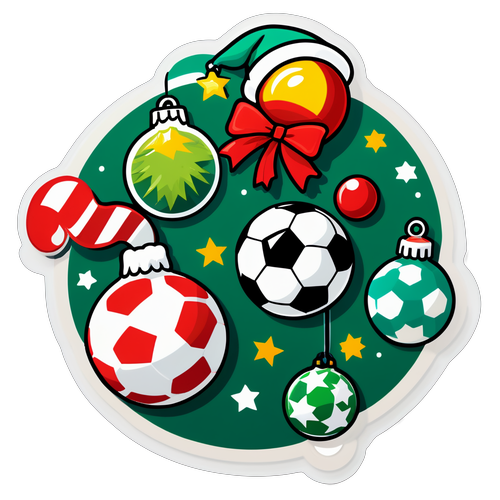 ¡El Espíritu Navideño del Fútbol Que Nunca Imaginaste! Decoraciones y Balones Icónicos que Te Sorprenderán