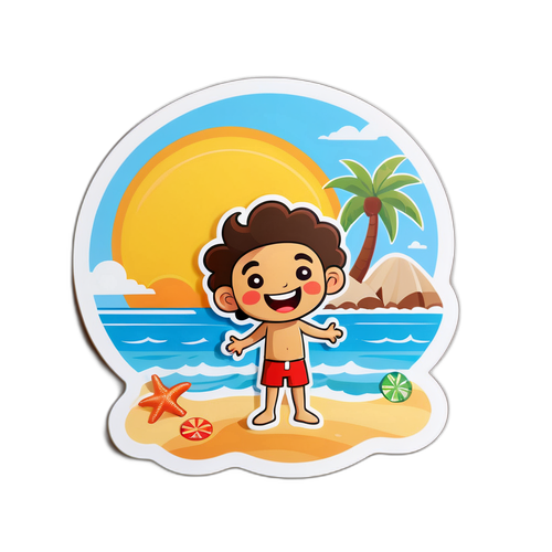 Καλοκαιρινός Χαρούμενος Χαρακτήρας