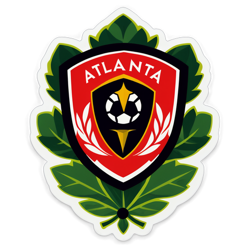 Calcomanía de Atlanta United con su escudo