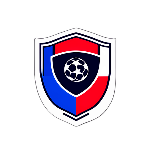 Fodboldklub Logo Klistermærke