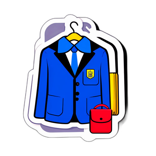 提醒家长校服费用的贴纸