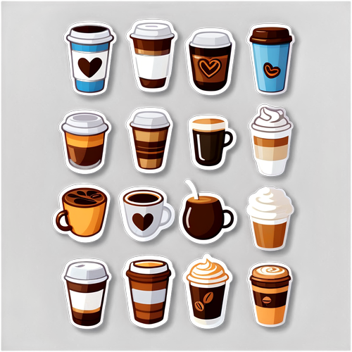 Coffee Lover Sticker Set
