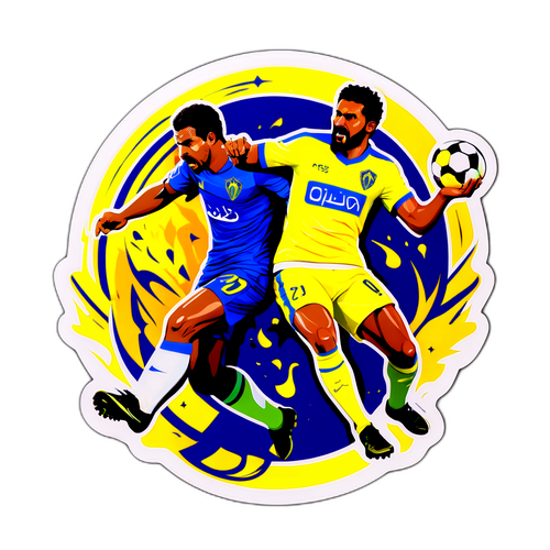 Rekaan Sticker Pertandingan Al-Nassr vs Al-Hazem