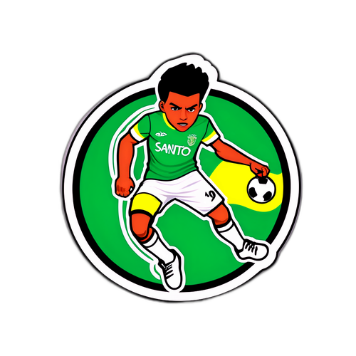 Sticker de match Santos – Juventude