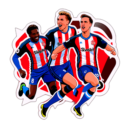 Sticker dinamic: meciul Sunderland vs. Everton