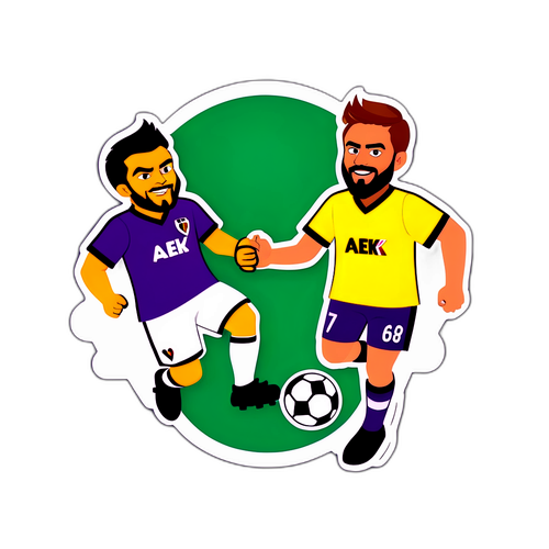 Sticker ya Mchezo wa Fiorentina na AEK Athens