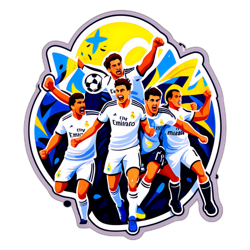 Vzrušení z fotbalového zápasu Talavera vs Real Madrid