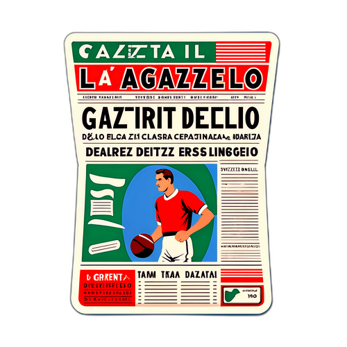 Aggazzello Vintage Newspaper Sticker