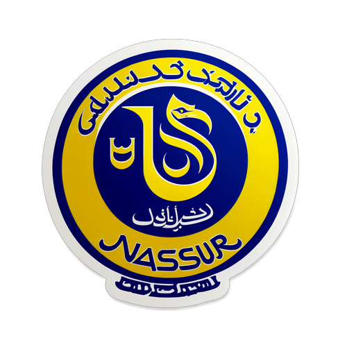 Sticker Al-Nassr Bergaya dan Moden