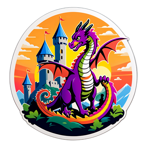 Isang Palakaing Dragon sa Toreng Castillo