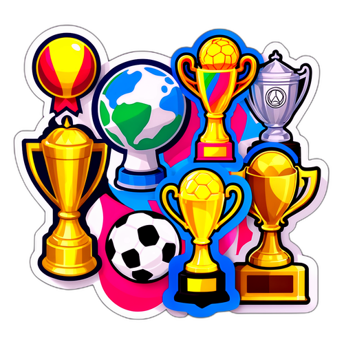 Vibrante Trophées van de Coupe du Monde des Clubs