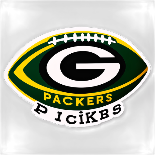 Unleash Your Spirit: Epic 'Packers Pride' Sticker Featuring the Legendary Green Bay Logo!