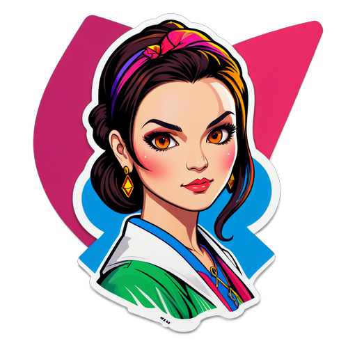 Maria Ozawa: Ang Makulay na Higanteng Icon! Huwag Palampasin ang Kakaibang Sticker na Ito!