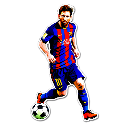 Messi w Akcji: Niezwykły Sticker, który Złapie Twoją Wyobraźnię!