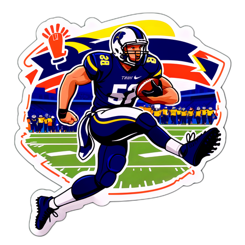 Football Action Sticker