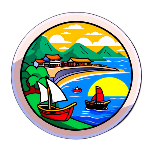 海南自由贸易港闭关公告贴纸