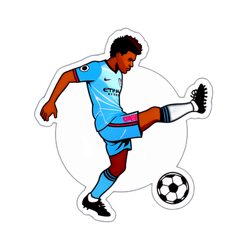 Pemain Bertekad Menendang Bola Sepak