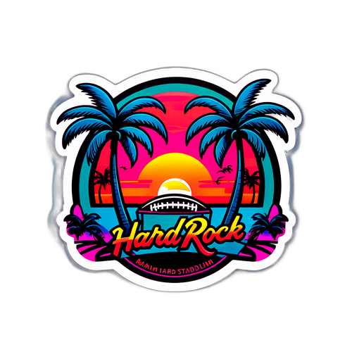 Hard Rock Stadium Miami Sticker